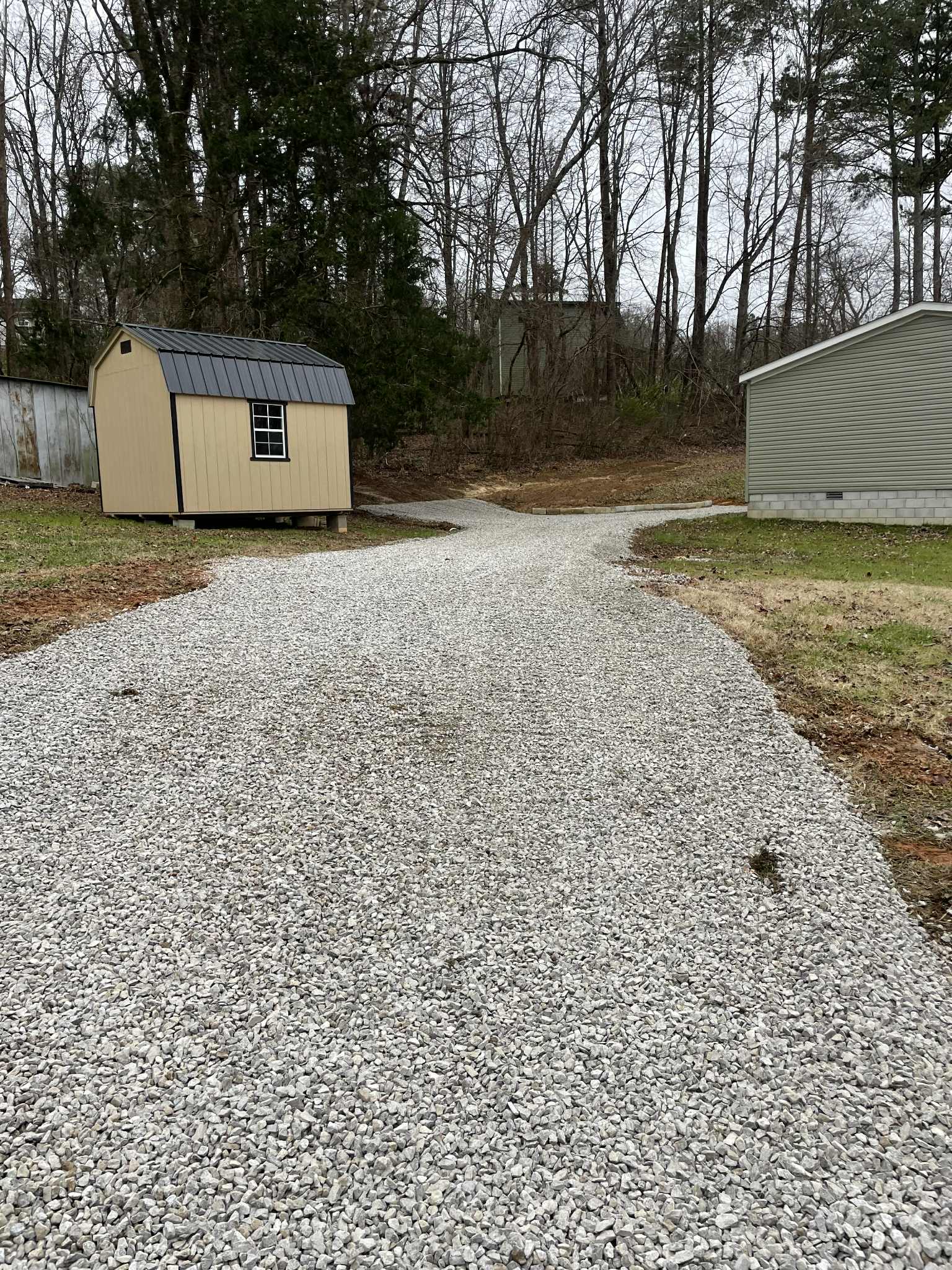 Placeholder before photo for mobile home demolition — replace with your own project photo.