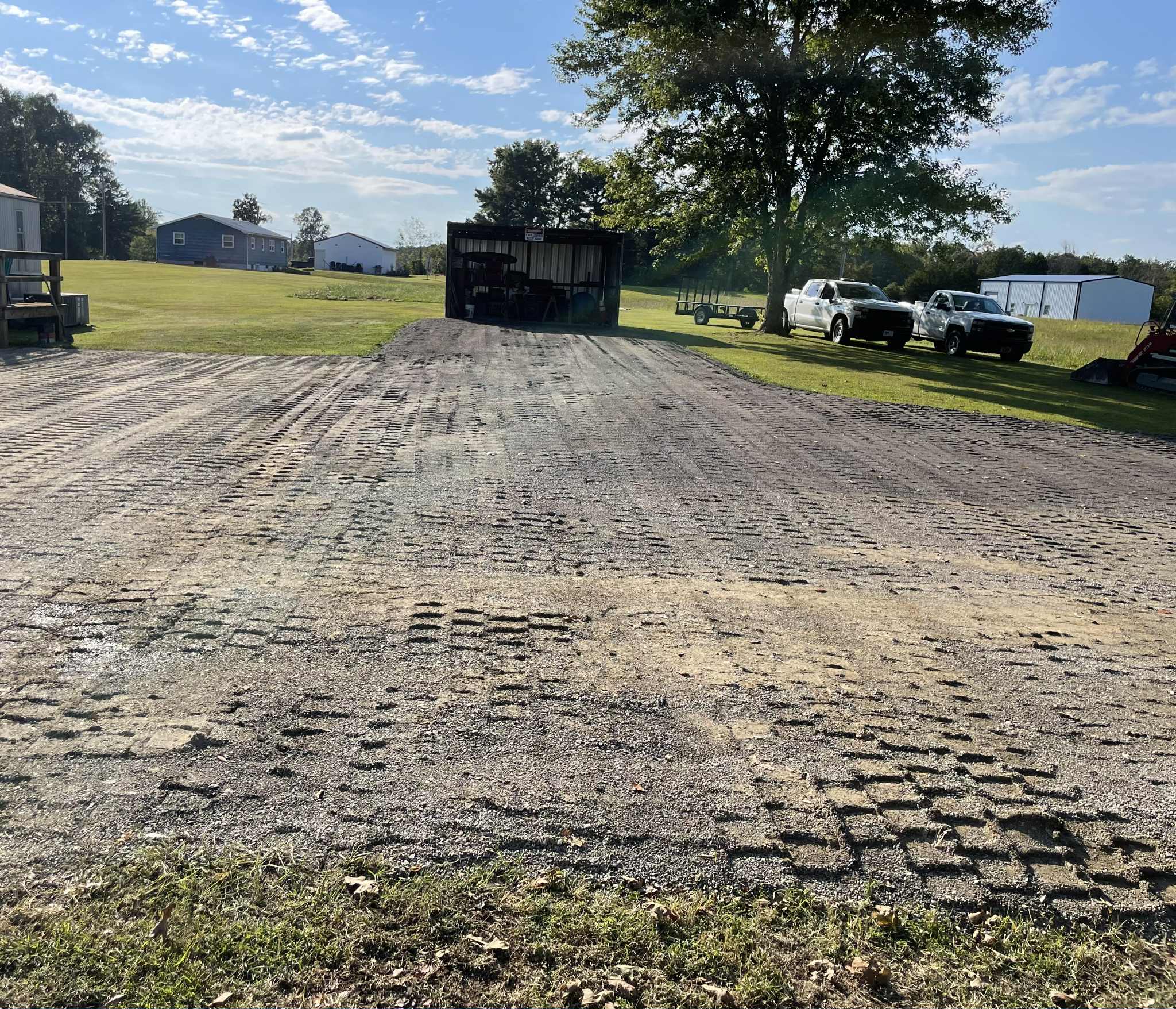 Placeholder before photo for new driveway install — replace with your own project photo.