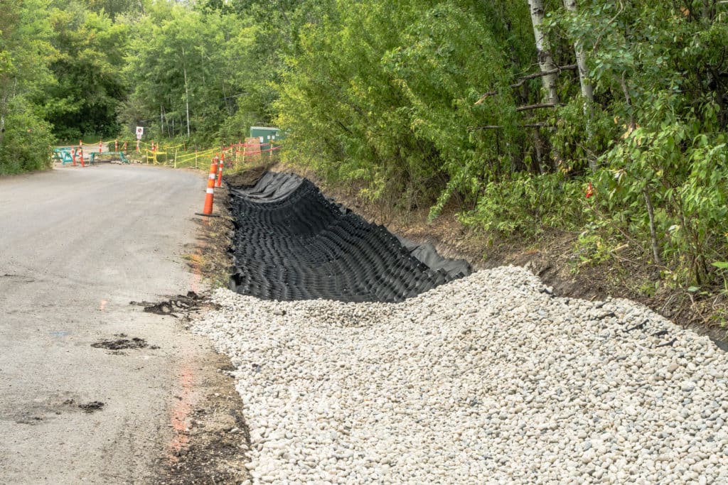 Riprap erosion control